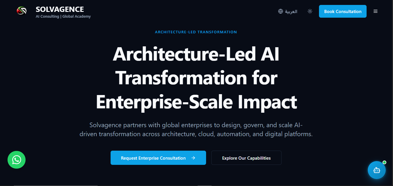 Solvagence · Enterprise AI Strategy